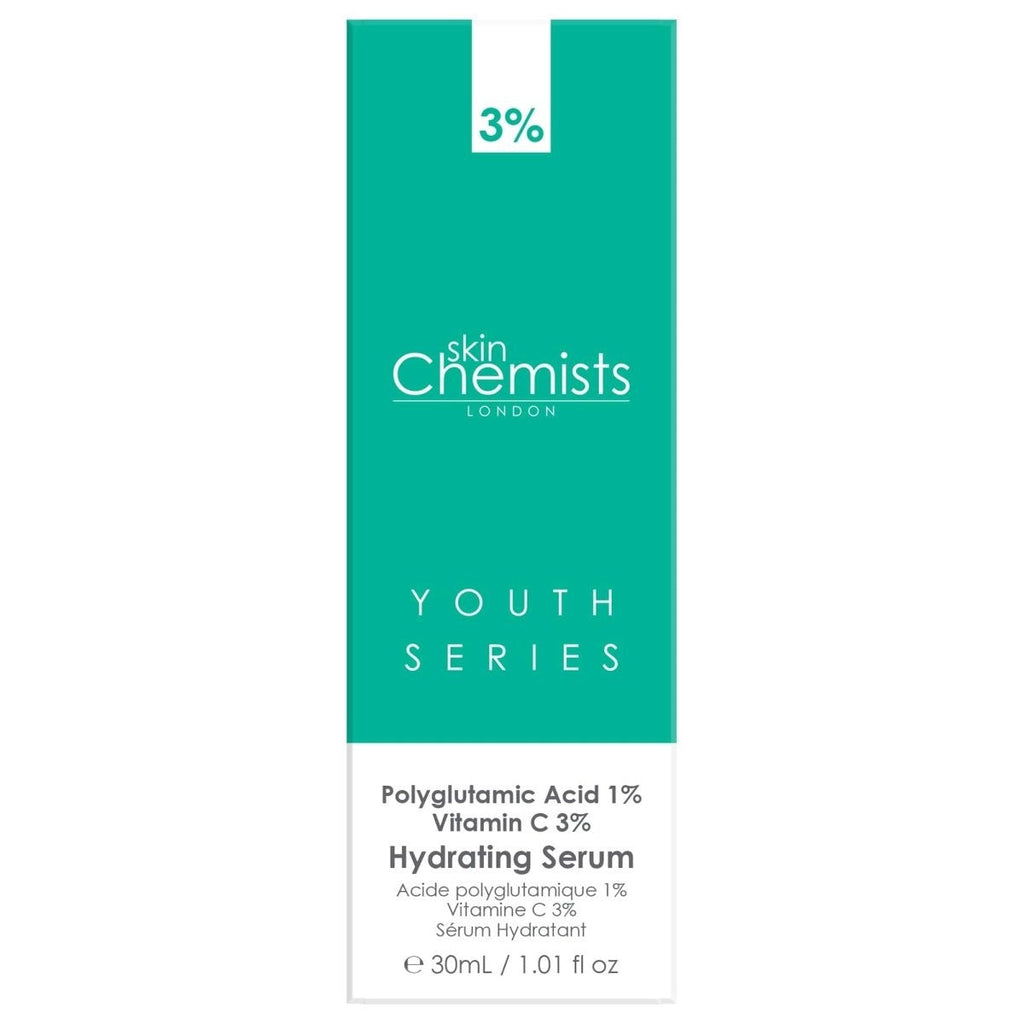 Hydrating Serum Polyglutamic Acid 1%, Vitamin C 3% 30ml