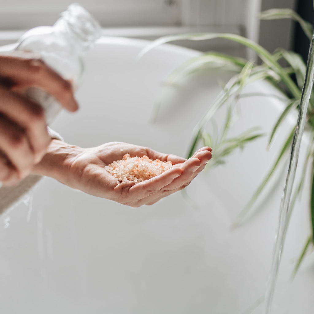 Bloom Rose Geranium and Lavender Bath Salts