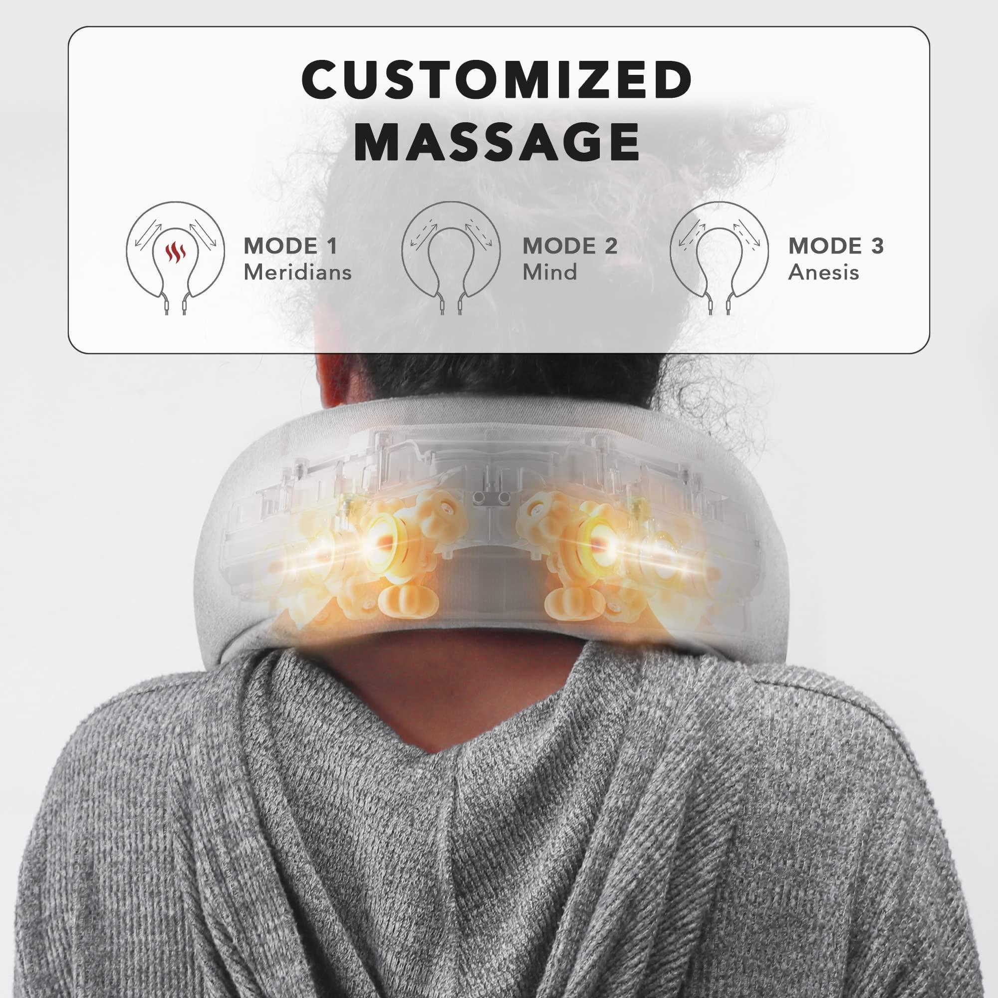 Breo iNeck 3 Pro Smart Neck Massage Pillow – Ergonomic 270° Comfort Cushion with Heat & App Control