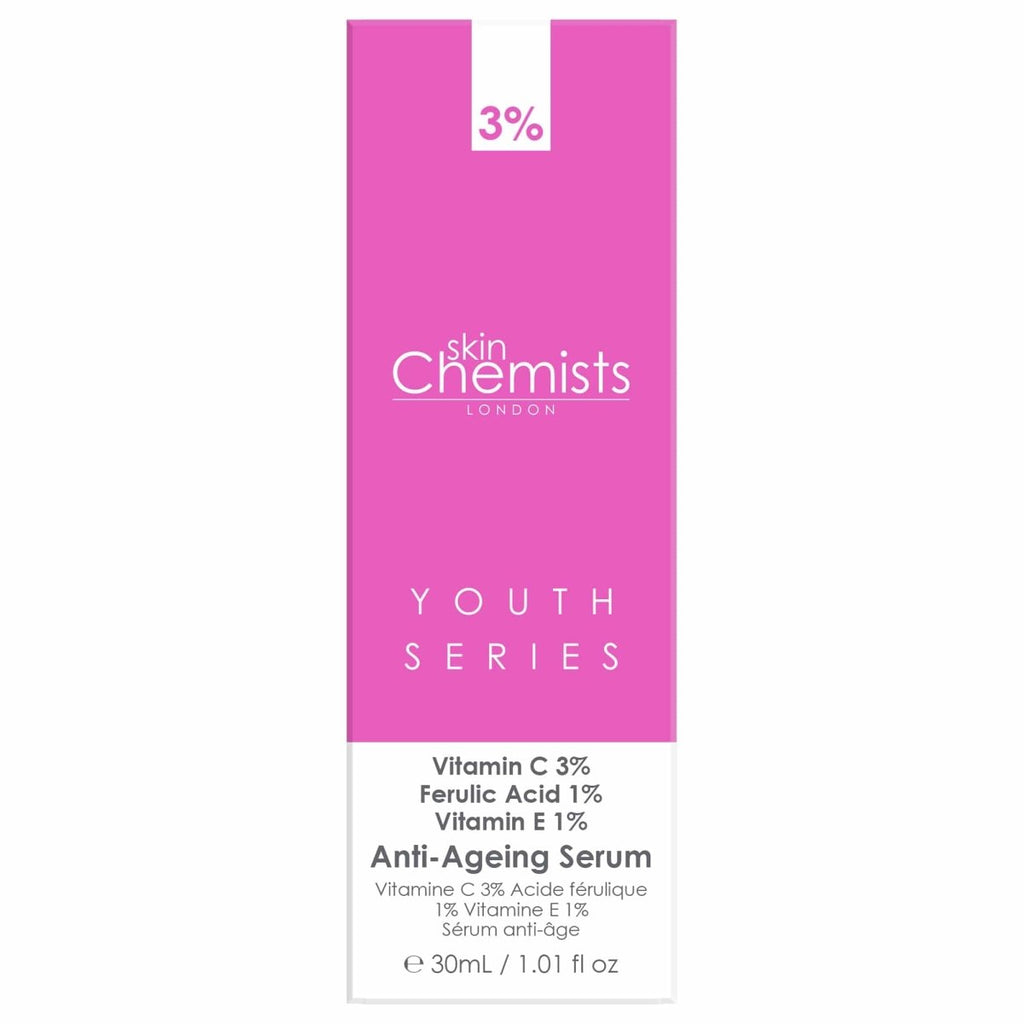 Anti-Ageing Serum Vitamin C 3%, Ferulic Acid 1%, Vitamin E 1% 30ml