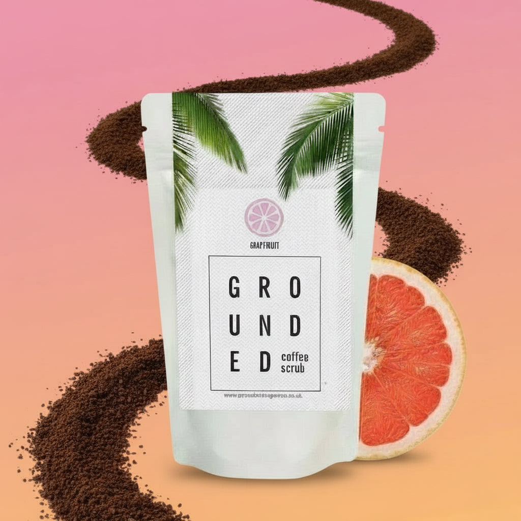 Grapefruit Coffee Full Body Scrub - For Dry Skin