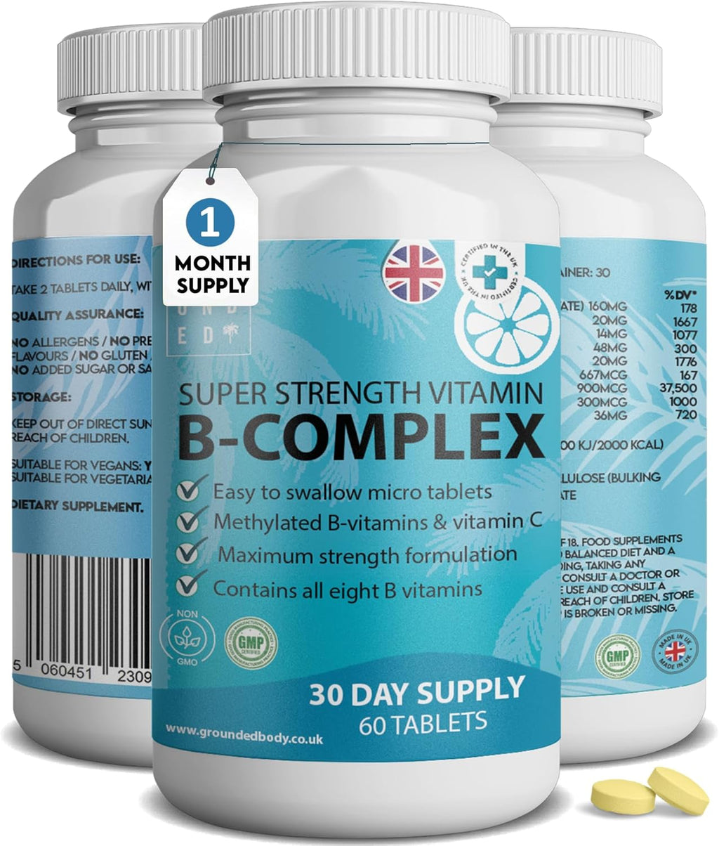 Grounded B Complex Tablets – 120 Tablets
