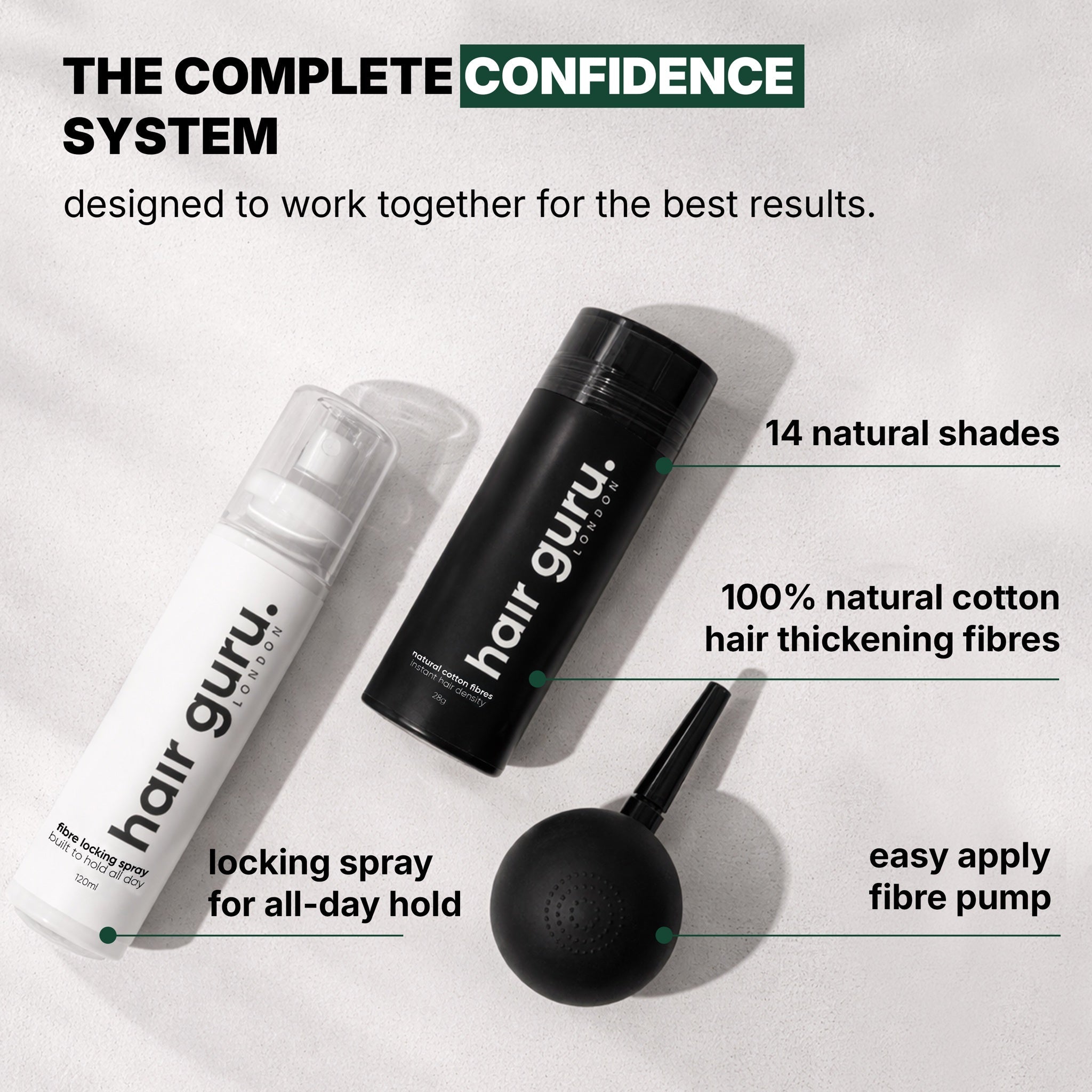 Hair Fibres Starter Set Bundle