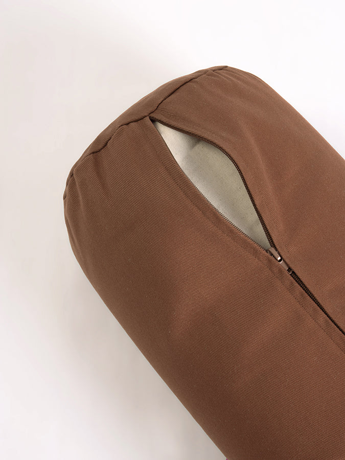 Yoga Studio Organic Cotton Buckwheat Lotus Meditation Bolster Cushion