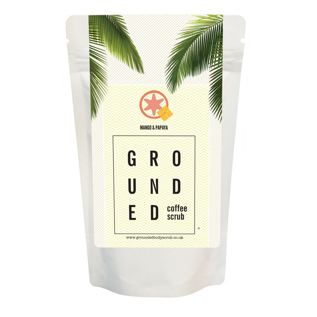 Mango and Papaya Coffee Scrub (200g) - For Dry Skin