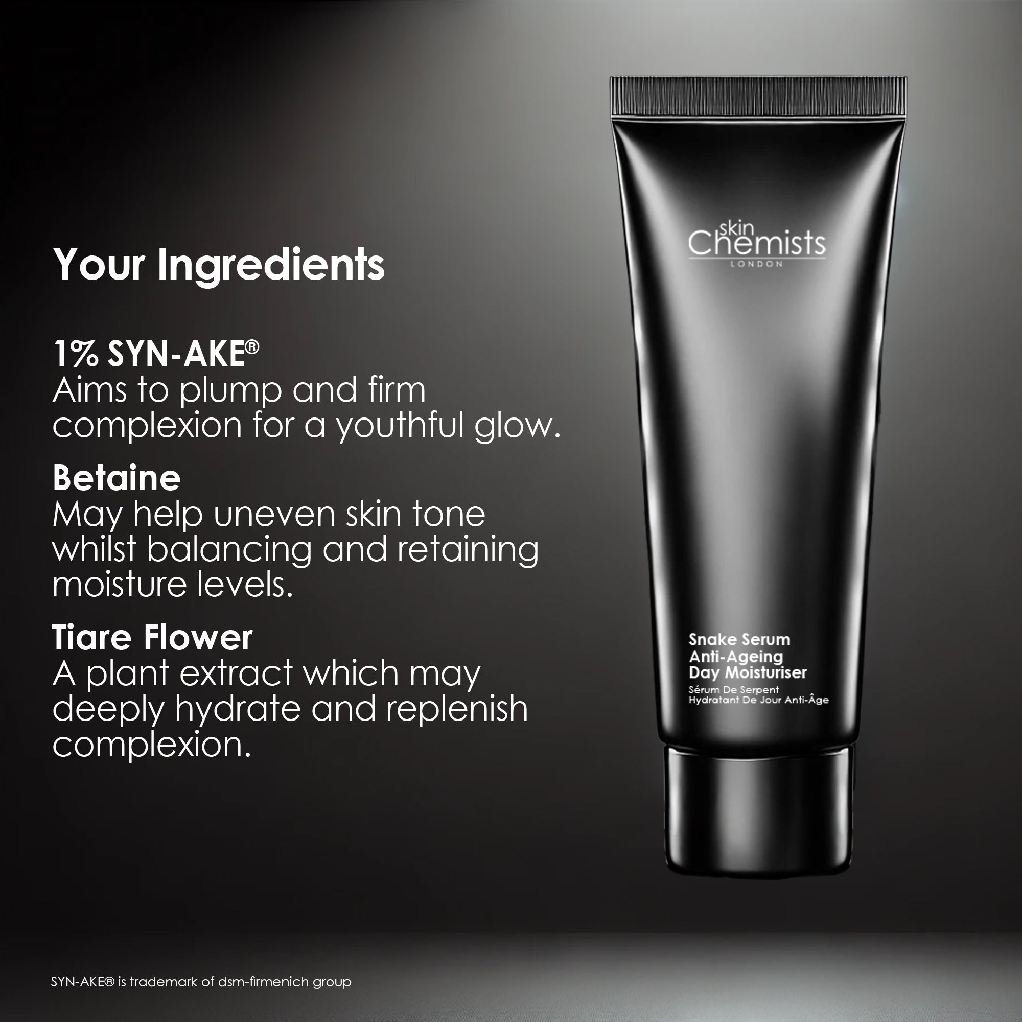 skinChemists Snake Serum Anti-Ageing Day Moisturiser 50ml