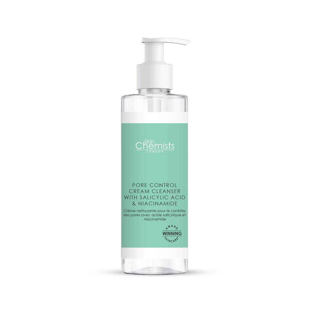 Pore Control Cream Cleanser with Salicylic Acid & Niacinamide 200ml