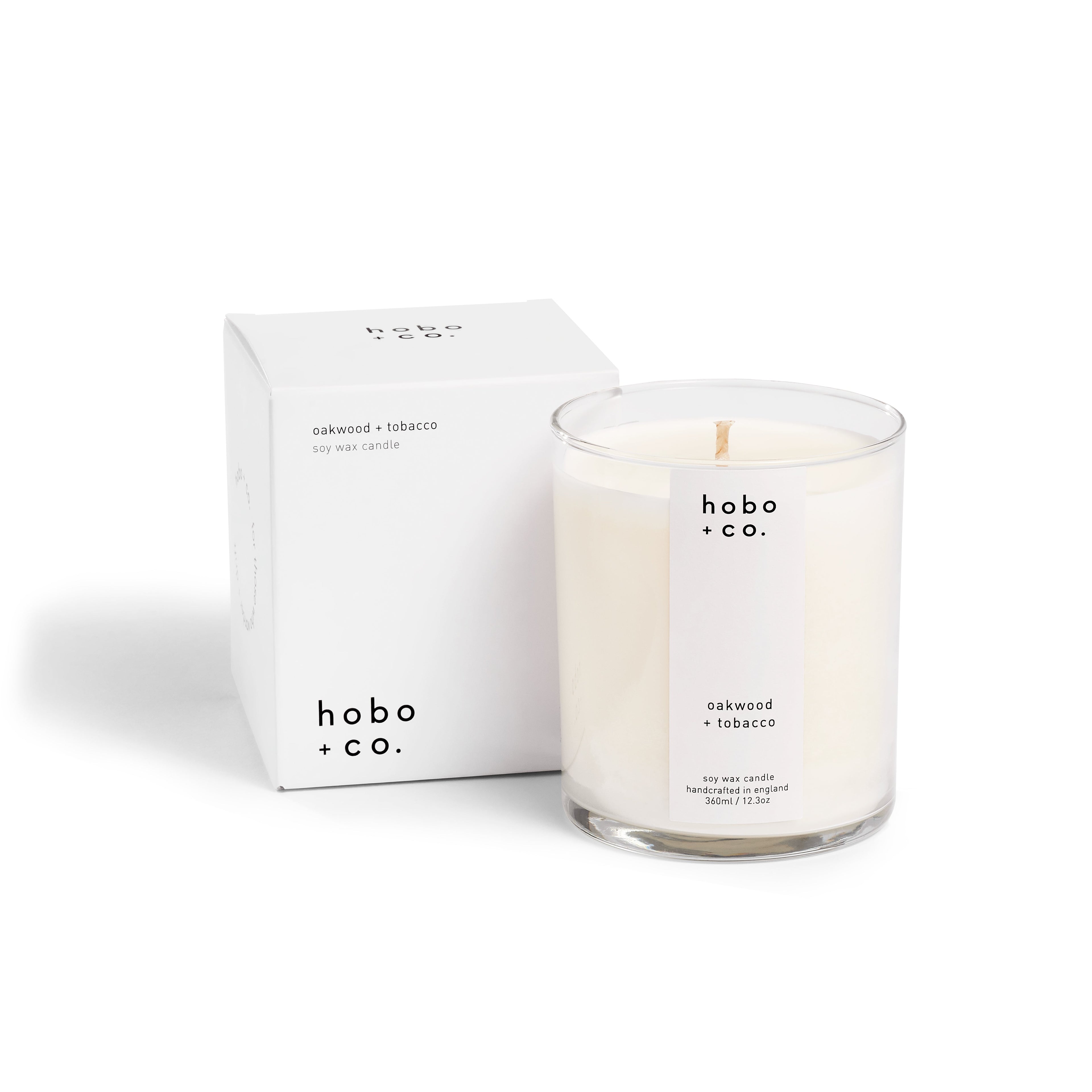 Large Oakwood and Tobacco Candle
