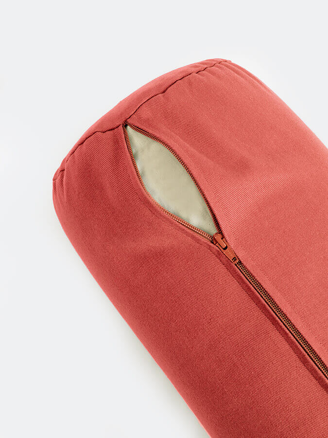 Yoga Studio Organic Cotton Buckwheat Lotus Meditation Bolster Cushion