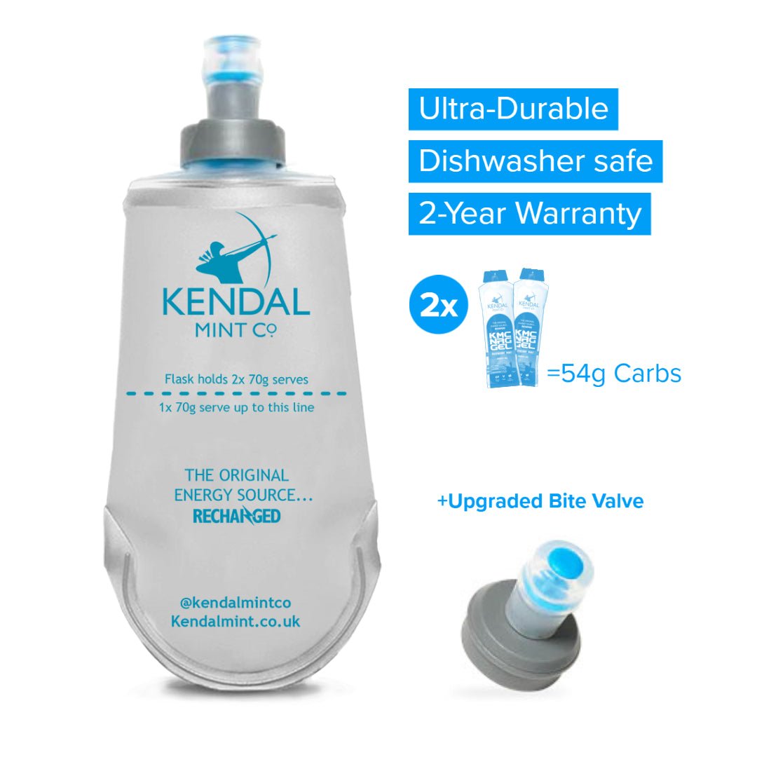 KMC NRG GEL+ Energy Gel Refill Pouch Citrus & Mint Caffeine (10 x 70g Serves)