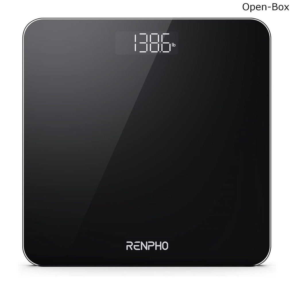 RENPHO Digital Bathroom Scale – High Precision, Black, 280x280mm